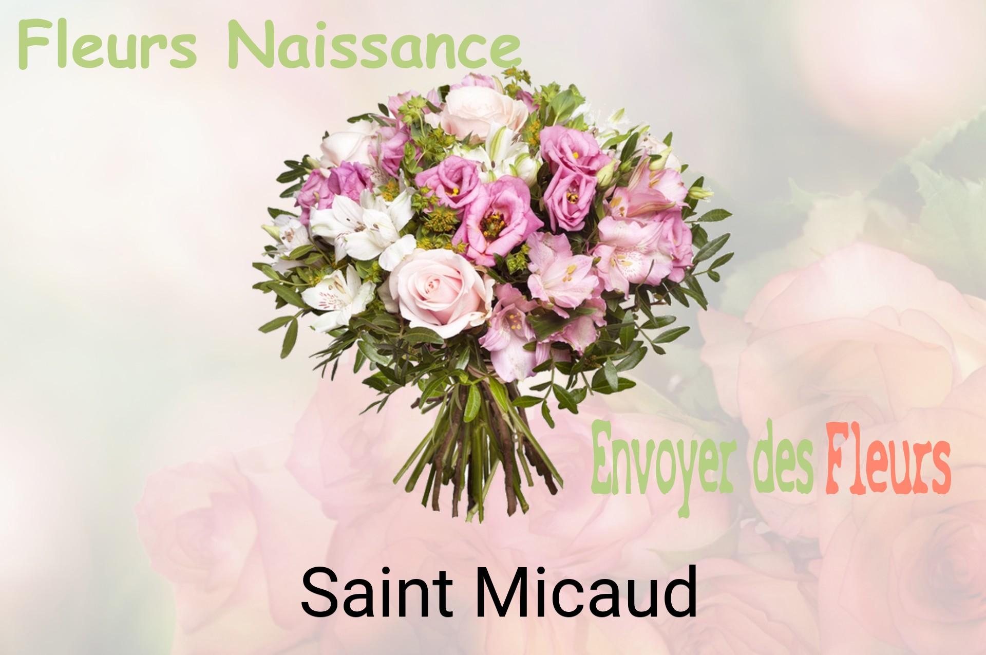 Bouquet de fleurs de naissance livré à Saint-Micaud